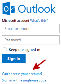 How to Recover Your Hotmail Password - 1