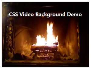 CSS Div with Background Video Tutorial