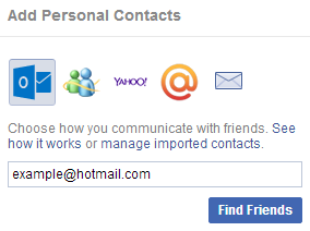 How to Import Outlook (Hotmail) Contacts into Your Facebook Account - 2