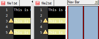 how do i compare 2 files in notepad++