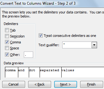 How to Use Multiple Character Delimiters in Excel - 3