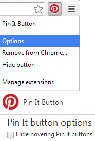 add a pinterest button to chrome