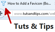 How to Add a Favicon (Bookmark Icon) to Your Website - 1